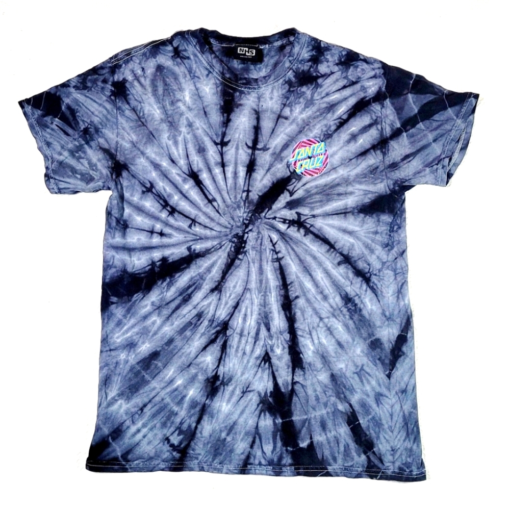 NHS Santa Cruz Skateboards Tie-Dye Men's T-Shirt size Medium